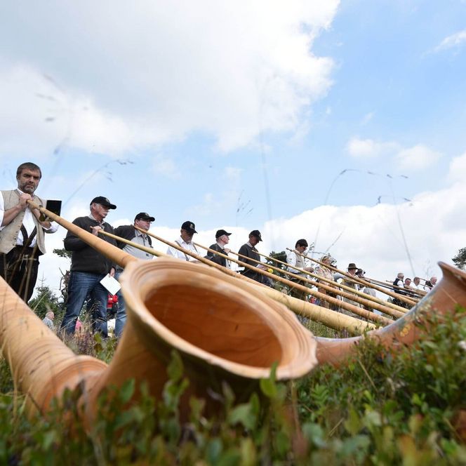 Zahlreiche Alphornbläser, Musikgruppen, Sänger und Kapellen sorgen für die musikalische Gestaltung des einmaligen Gottesdienstes. 