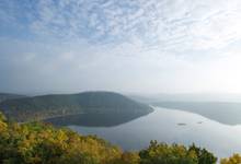 Blick auf den Edersee von Schloss WaldeckBlick auf den Edersee von Schloss Waldeck