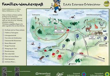Der Abreissblock von Eddies Edersee Erlebnistour