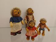 Familie Igel der Firma Steif (Foto: Waldecker Spielzeugmuseum) 