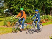 E-Bike-Fahren in Bad Wildungen (Foto: K. Jäger)
