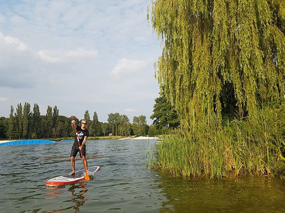 Stand Up Paddling am Diemelsee (Foto: Stand Up Paddling Club Paderborn)