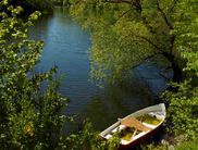 Idyllischer Blick auf den See