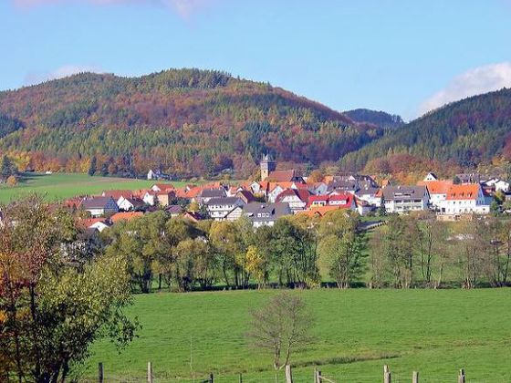 Die Ortsansicht von Edertal-Kleinern