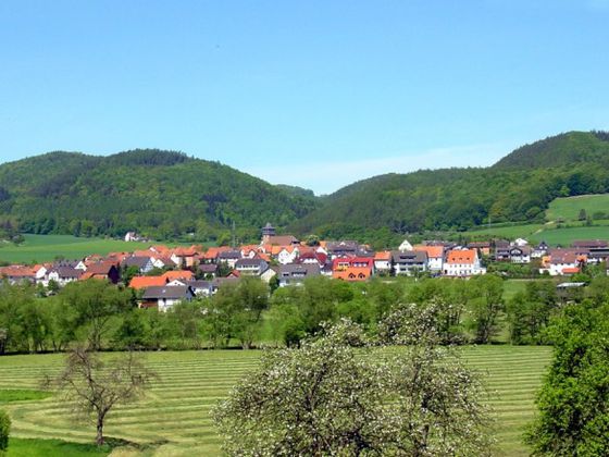 Dorfansicht von Edertal-Kleinern