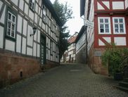 Die Gasse zur Burg in Gemünden (Wohra) 