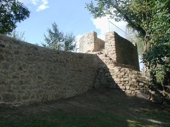 Der Hexenturm der Stadtmauer in Gemünden (Wohra)