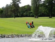 Springbrunnen beim Golfclub Bad Wildungen
