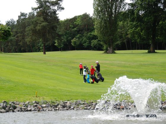 Springbrunnen beim Golfclub Bad Wildungen