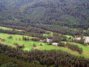 Luftansicht des Golfplatzes des Golfclub Bad Wildungen