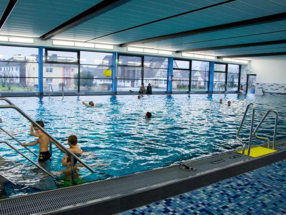 Das 25-Meter-Becken im Hallenbad Korbach