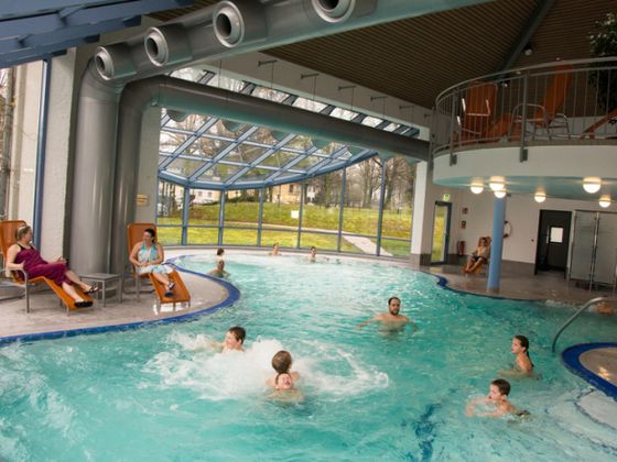 Das Solebecken im Hallenbad Korbach