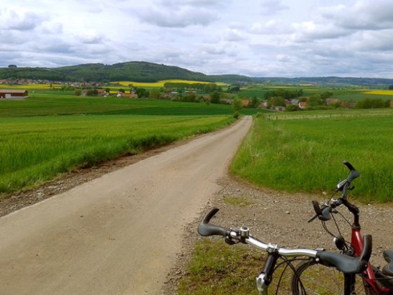 Radeln auf der Rundtour Korbacher Hochfläche (KB1)