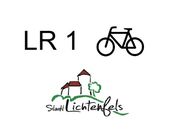 Das Logo des Lichtenfelser Rundradweges LR1