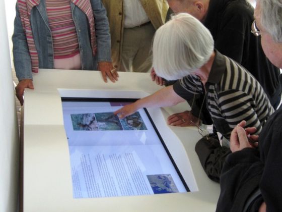 Das BuchenBuch in der Ausstellung des Nationalparkzentrums (Foto: Nationalpark Kellerwald-Edersee)