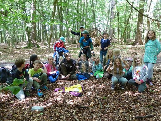 Kinderferienprogramm im Herbst (Foto: Nationalpark Kellerwald-Edersee)