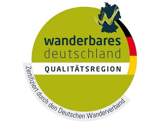 Das vom Deutschen Wanderverband verliehene Zertifikat 
