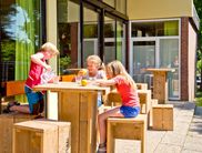 Die Terrasse am Sommerhaus