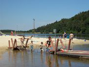 Das Strandbad Twistesee mit Wasserbrücke