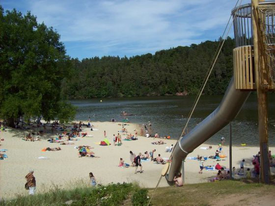 Das Strandbad Twistesee mit Rutsche